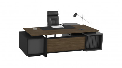 zayra etajerli yönetici çalışma masası 260cm